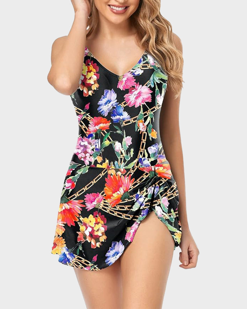 Savaviaswim - Women's Tummy Control Slim Fit One Piece Swimsuit