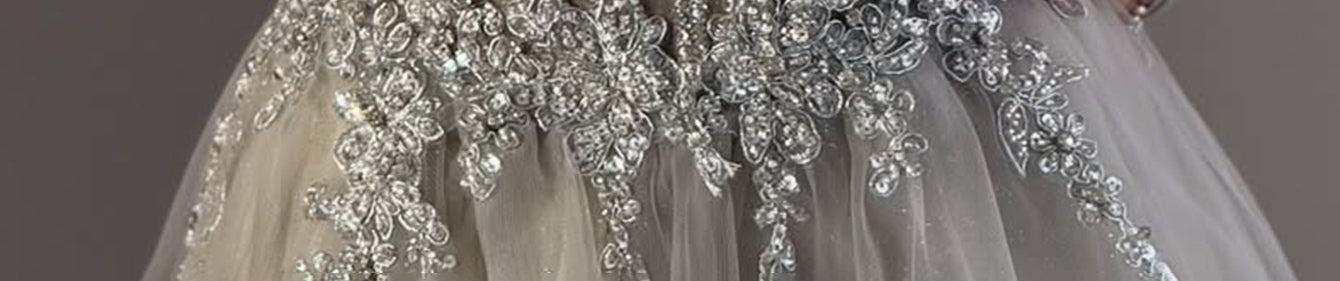 Sparkly Beading Illusion Cut Front Bodice A-Line Long Prom Dress - Silver