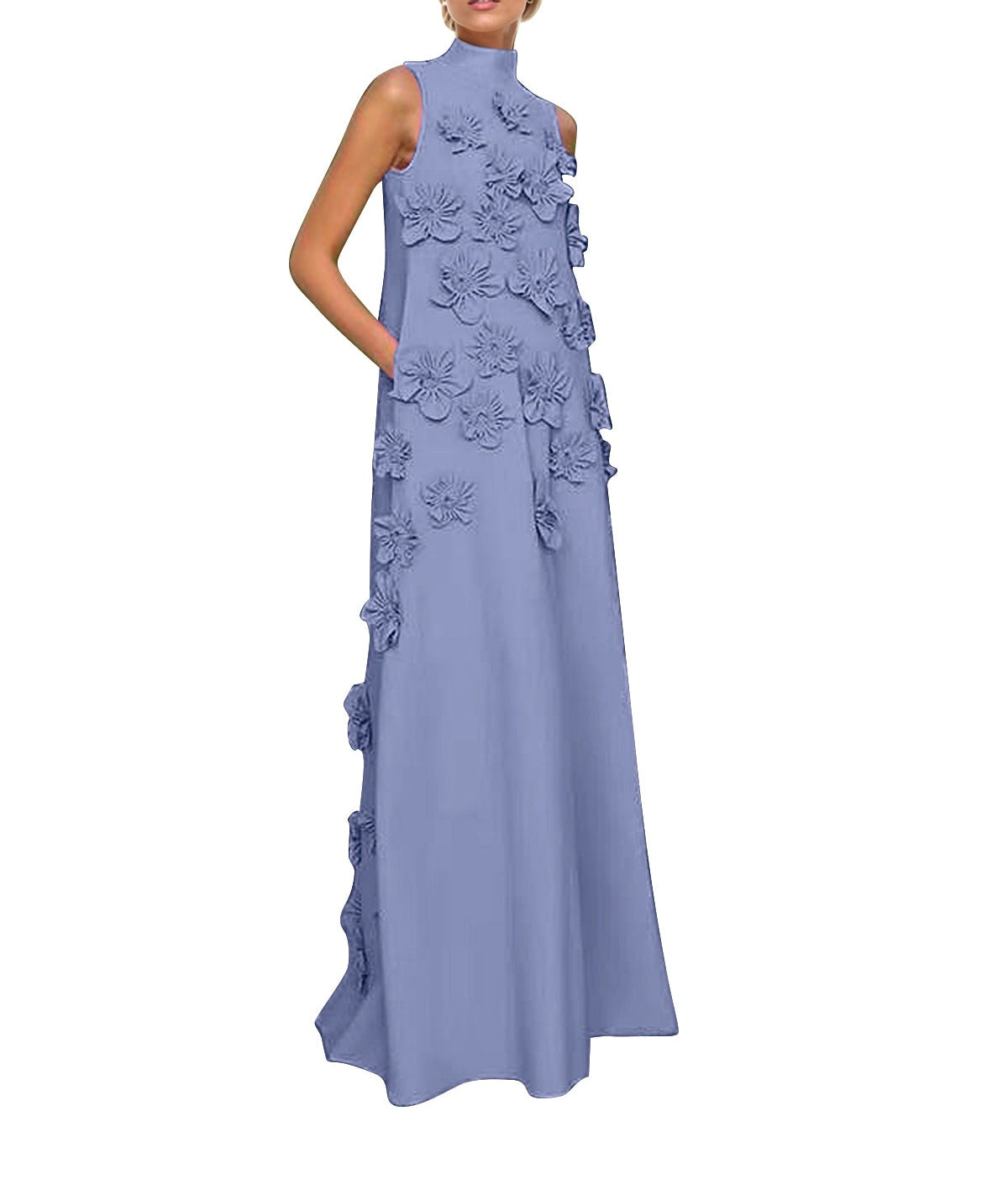 Hank Flower Embellished Maxi Dress