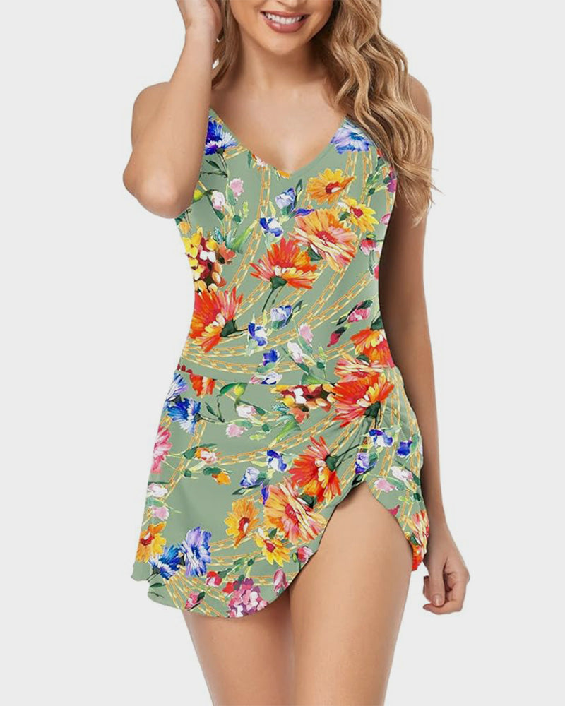 Savaviaswim - Women's Tummy Control Slim Fit One Piece Swimsuit