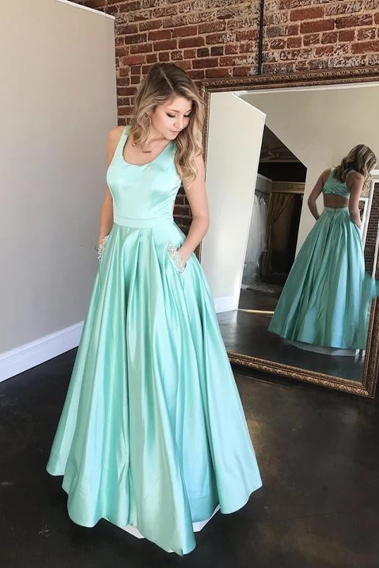 Mint green prom dress uk best sale