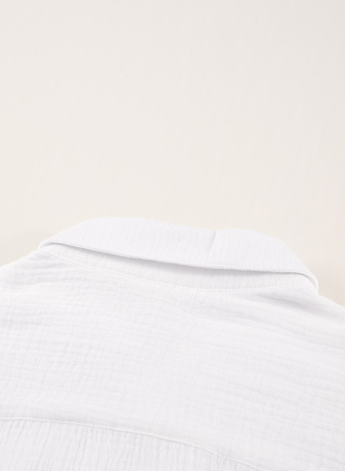 Savaviaswim - White Solid Color Long Sun-proof Cardigan Cover Up