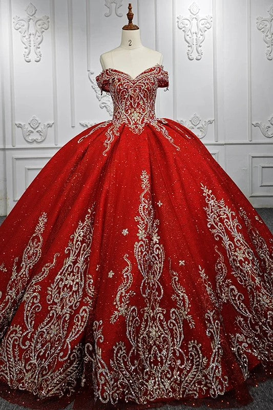 Stylish Embroidery Ball Gown Sweetheart Sleeveless Quinceanera Dresses