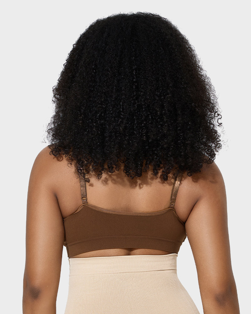 Savaviaswim Women's Full Coverage Non-Padded Wireless Sculpt Bra