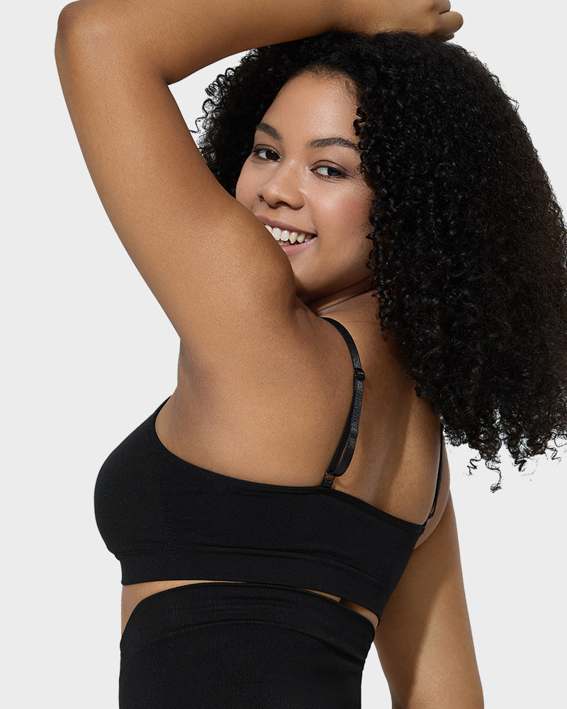 Savaviaswim Women's Full Coverage Non-Padded Wireless Sculpt Bra