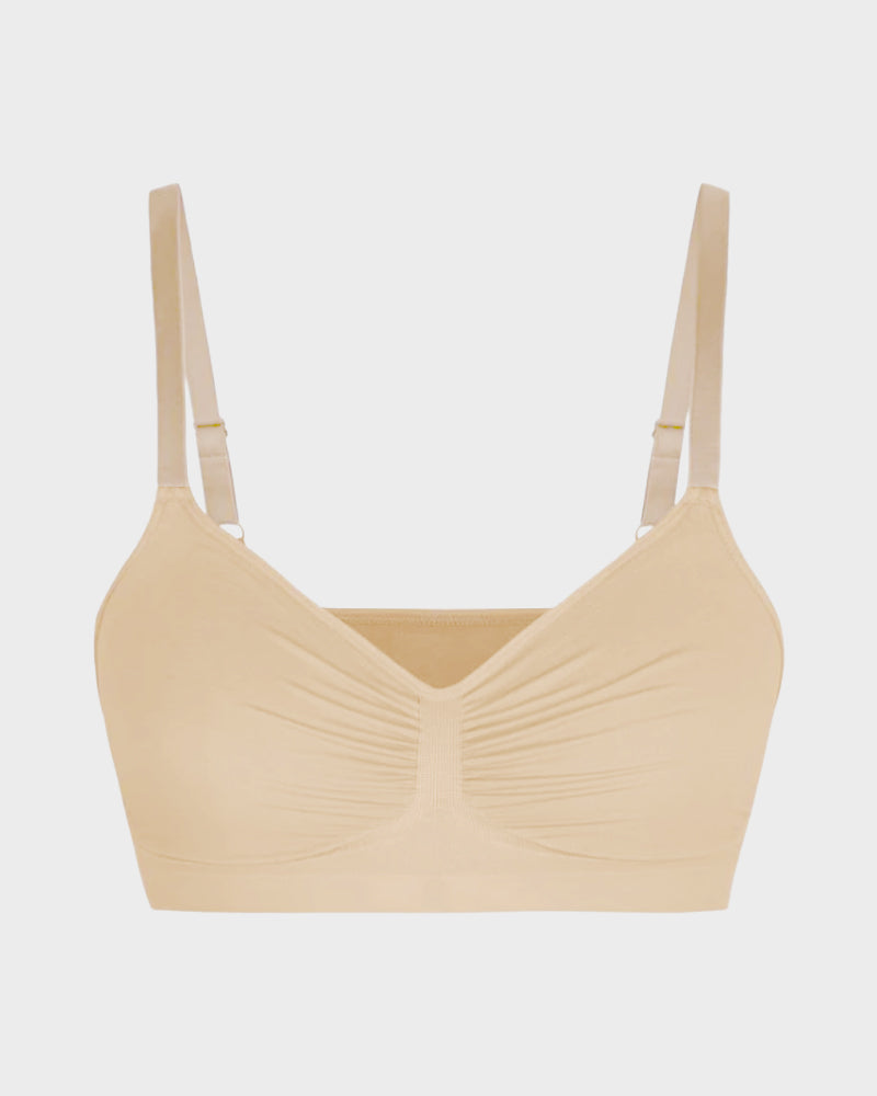 Savaviaswim Women's Full Coverage Non-Padded Wireless Sculpt Bra