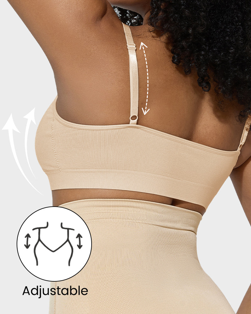 Savaviaswim Women's Full Coverage Non-Padded Wireless Sculpt Bra