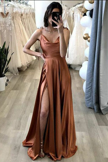 Simple fashion and elegant gown