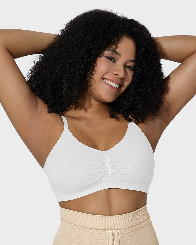 Savaviaswim Women's Full Coverage Non-Padded Wireless Sculpt Bra