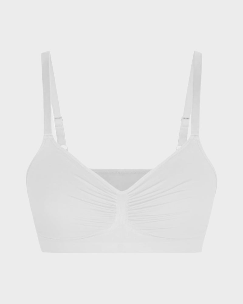 Savaviaswim Women's Full Coverage Non-Padded Wireless Sculpt Bra