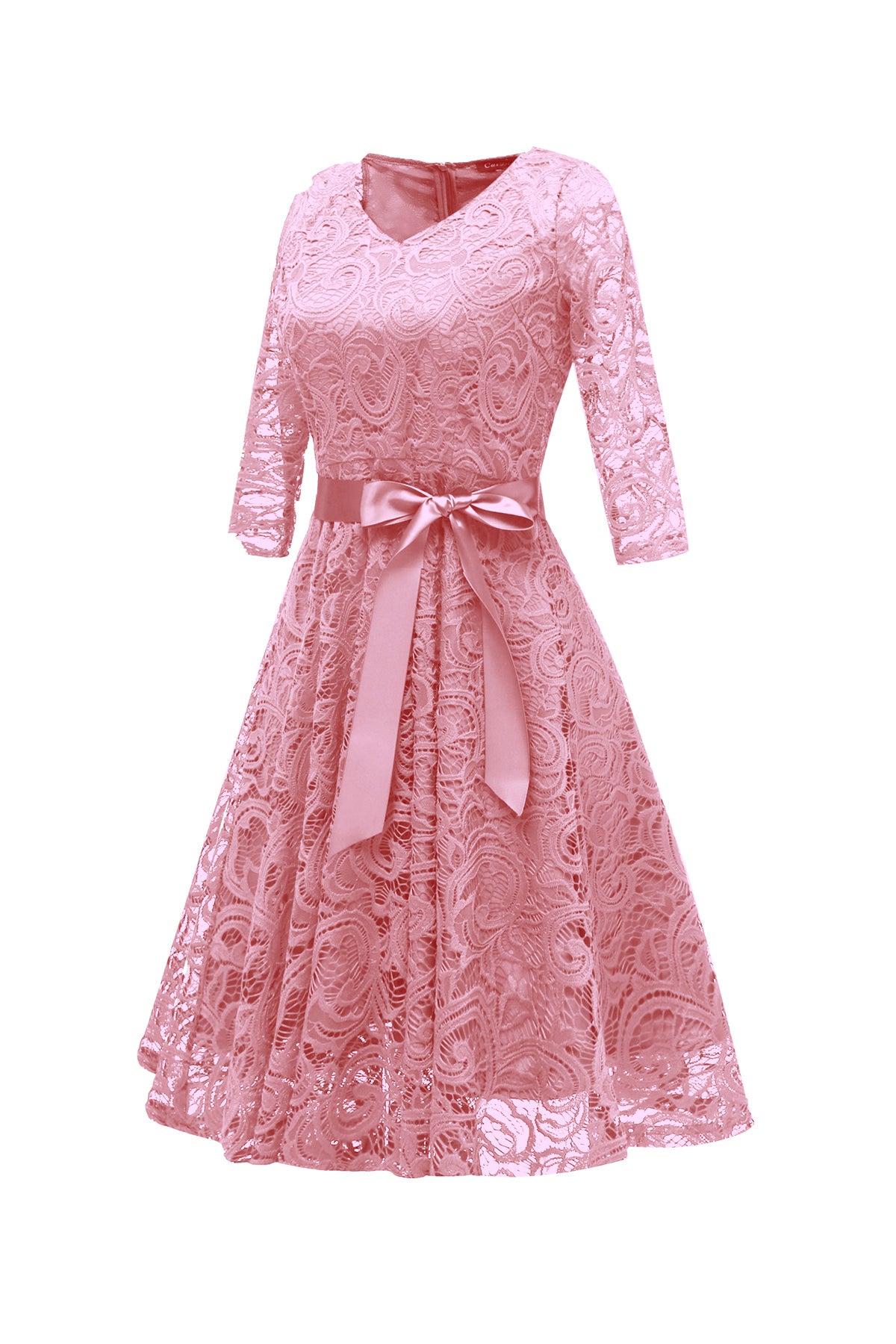 A-line 3/4 Sleeve Sexy Vintage Dresses