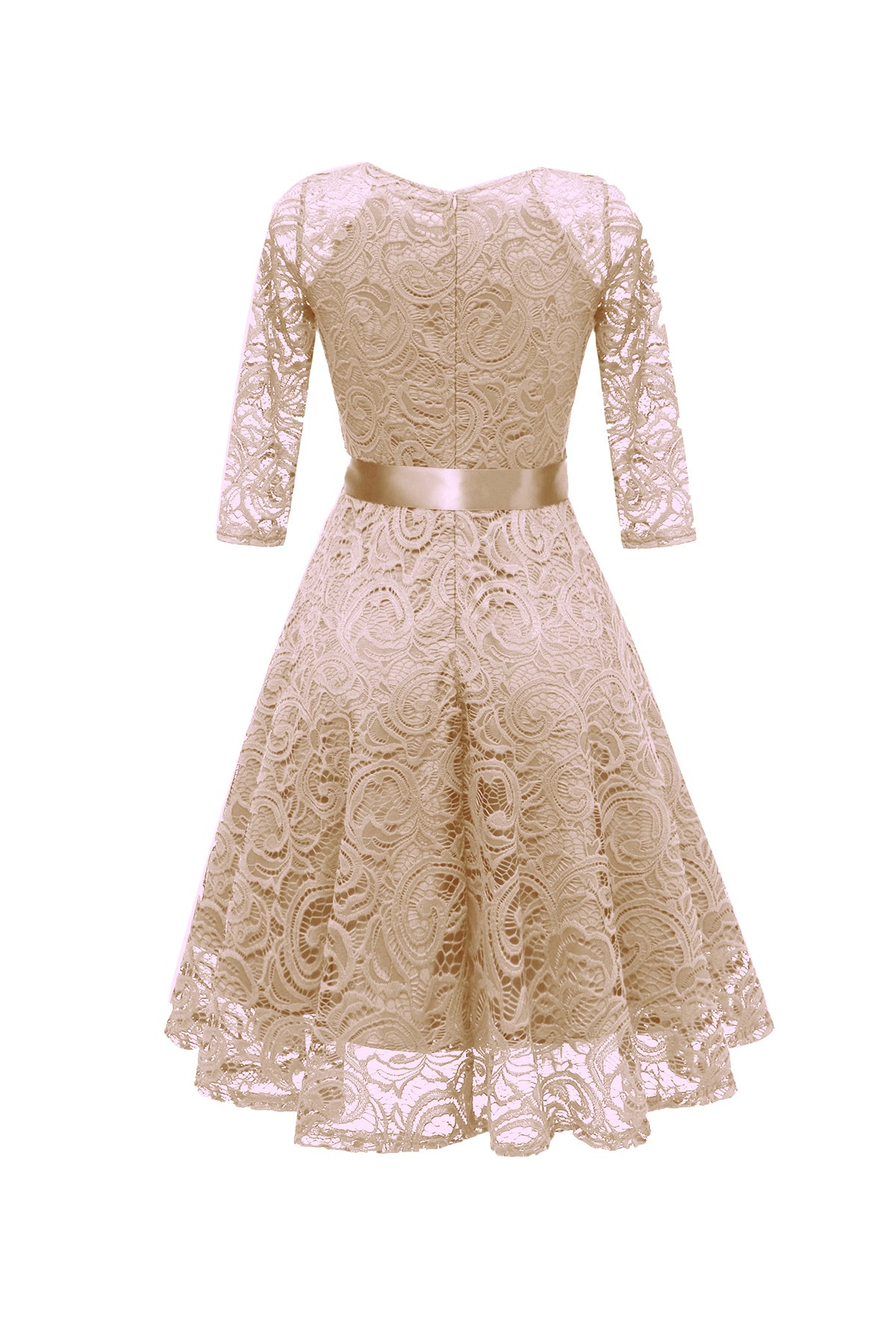 A-line 3/4 Sleeve Sexy Vintage Dresses