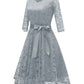 A-line 3/4 Sleeve Sexy Vintage Dresses