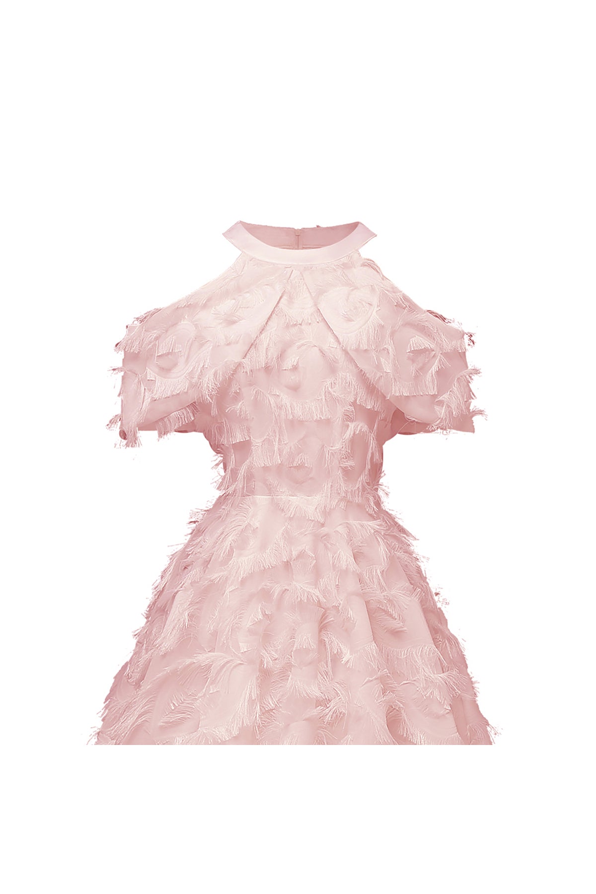 A-line Tassel Halter Vintage Dresses