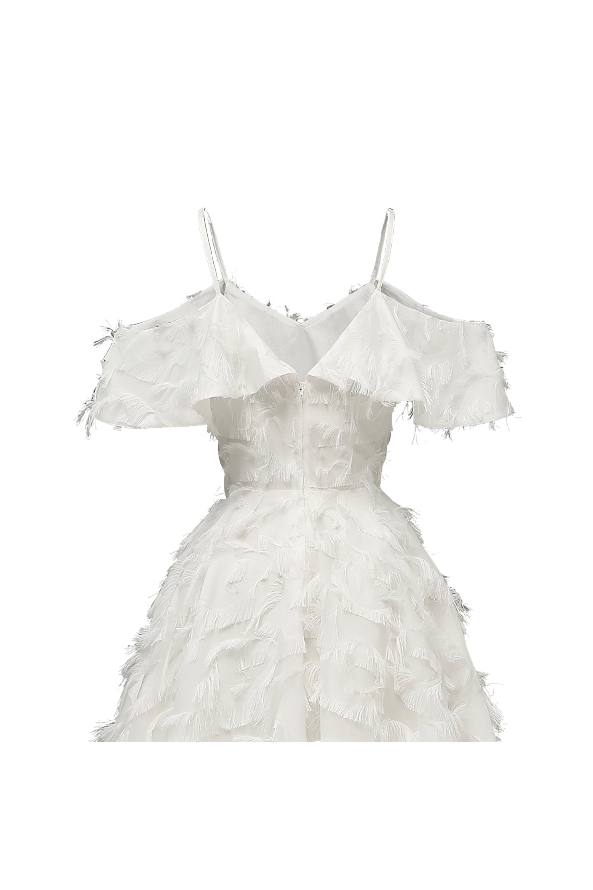 A-line Tassel Spaghetti Straps Vintage Dresses