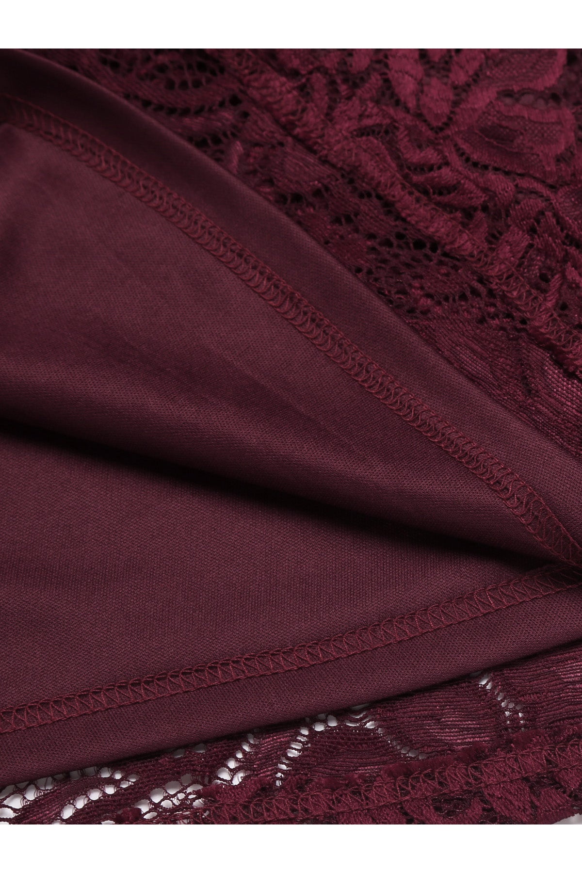 Knee-Length V-neck Lace Vintage Dresses