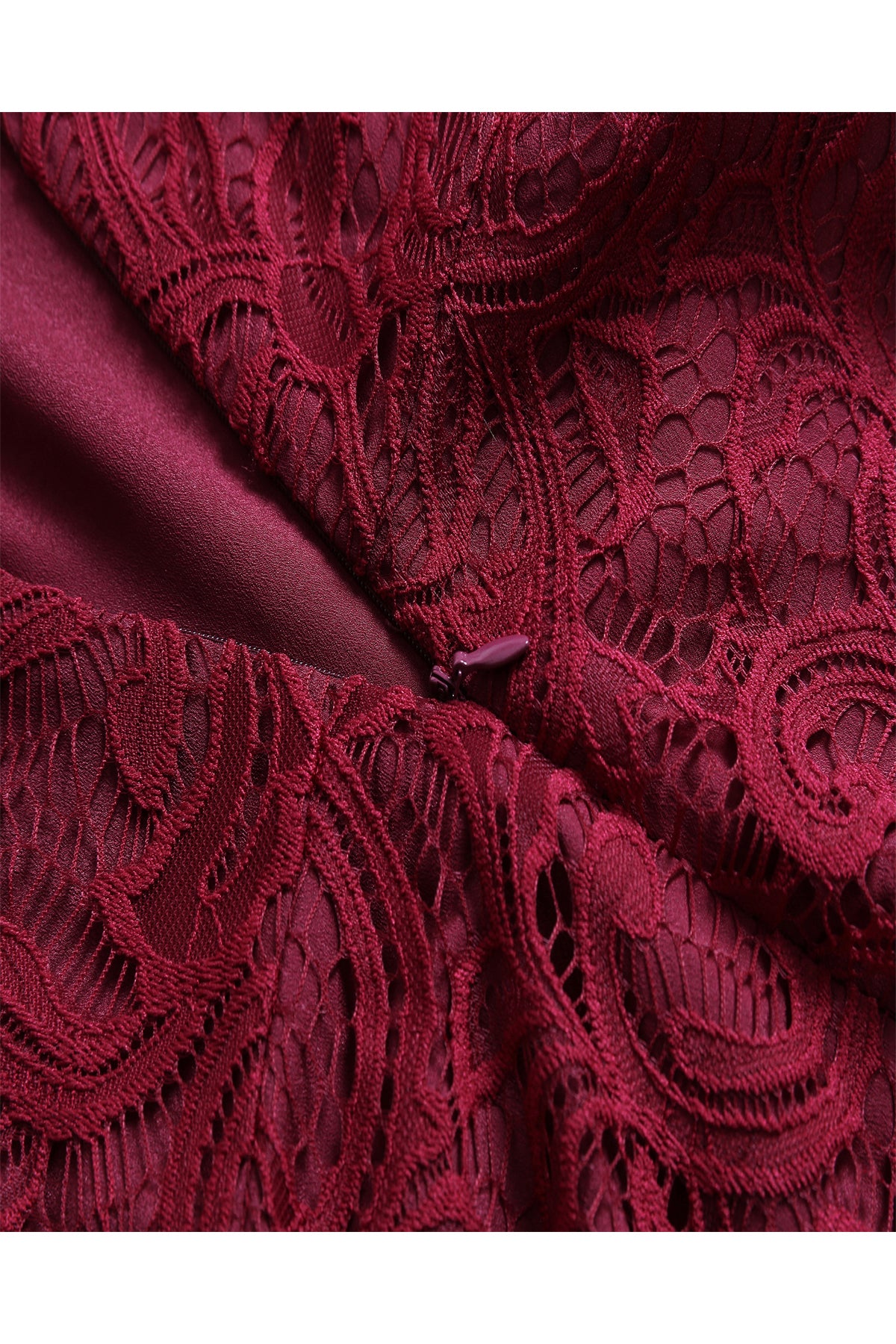 Lace A-line V-neck Vintage Dresses