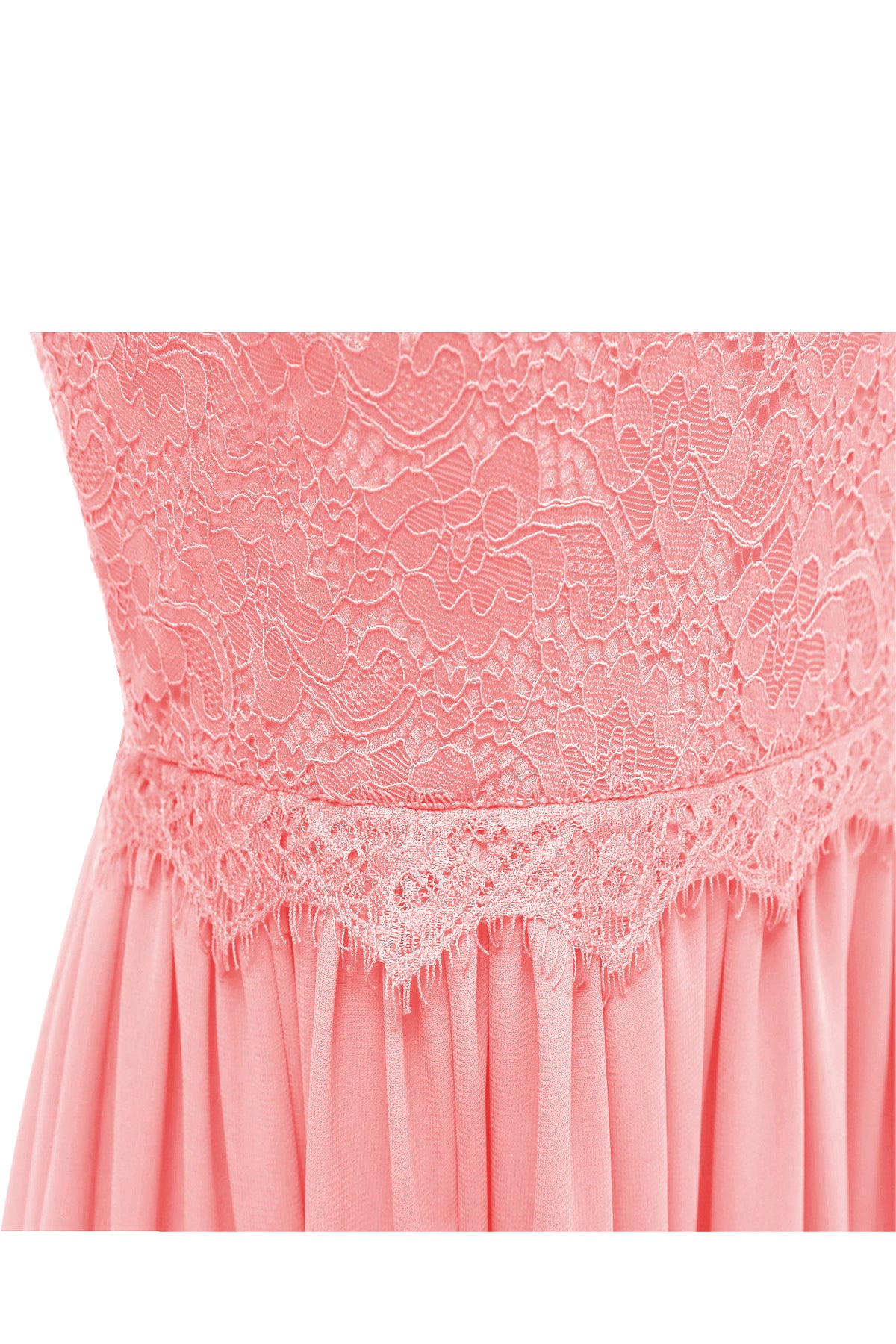 Lace Chiffon Spaghetti Straps Homecoming Dresses