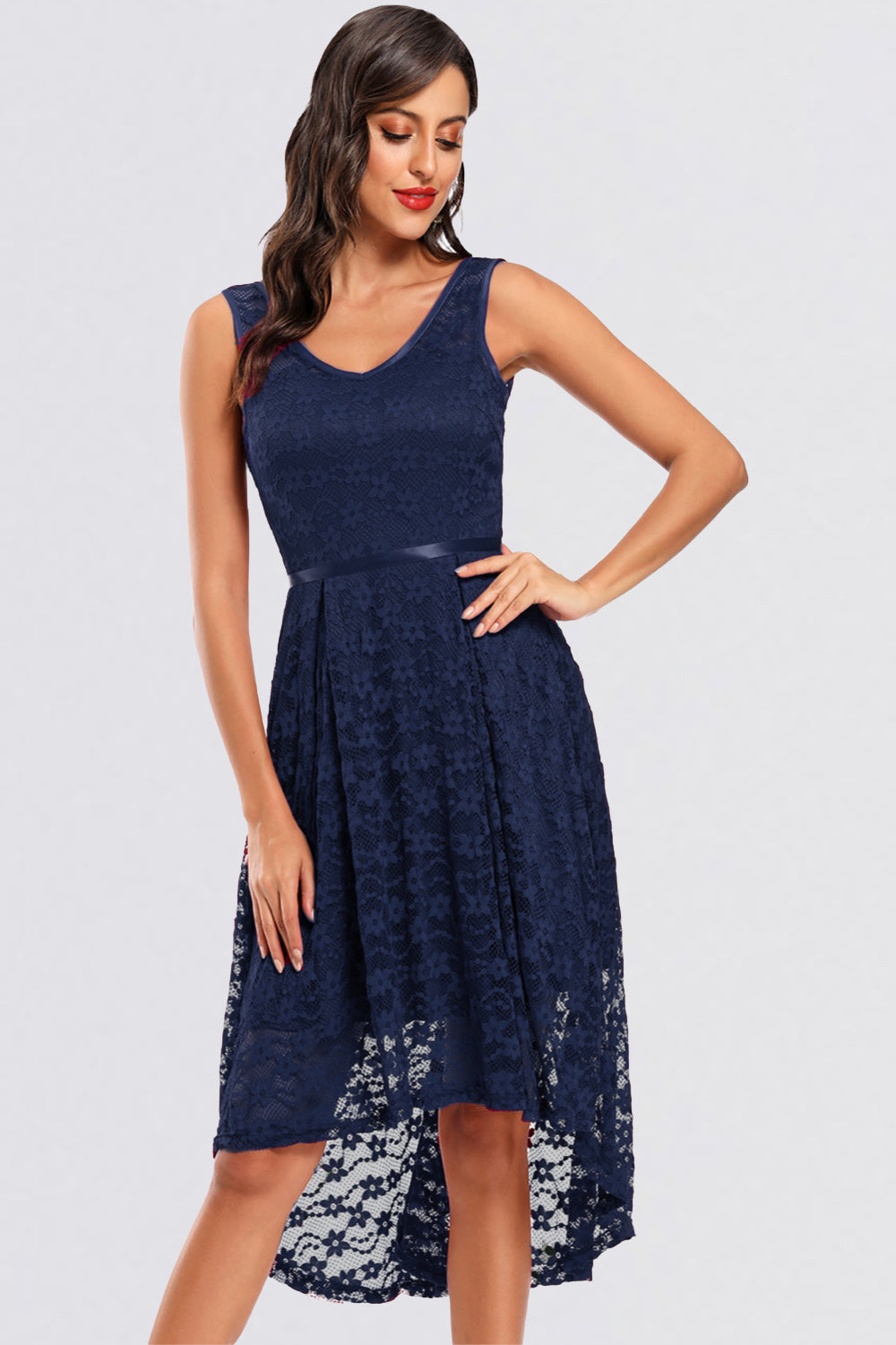 High low sales spaghetti strap dress