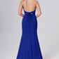 Mermaid Halter Prom Dresses with Trailing
