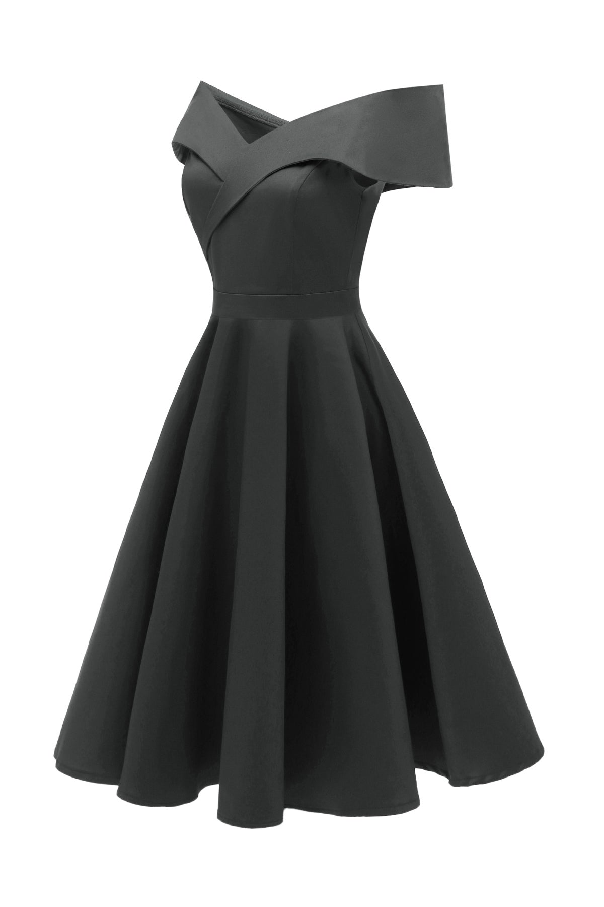 Off the Shoulder A-line Cotton Vintage Dresses