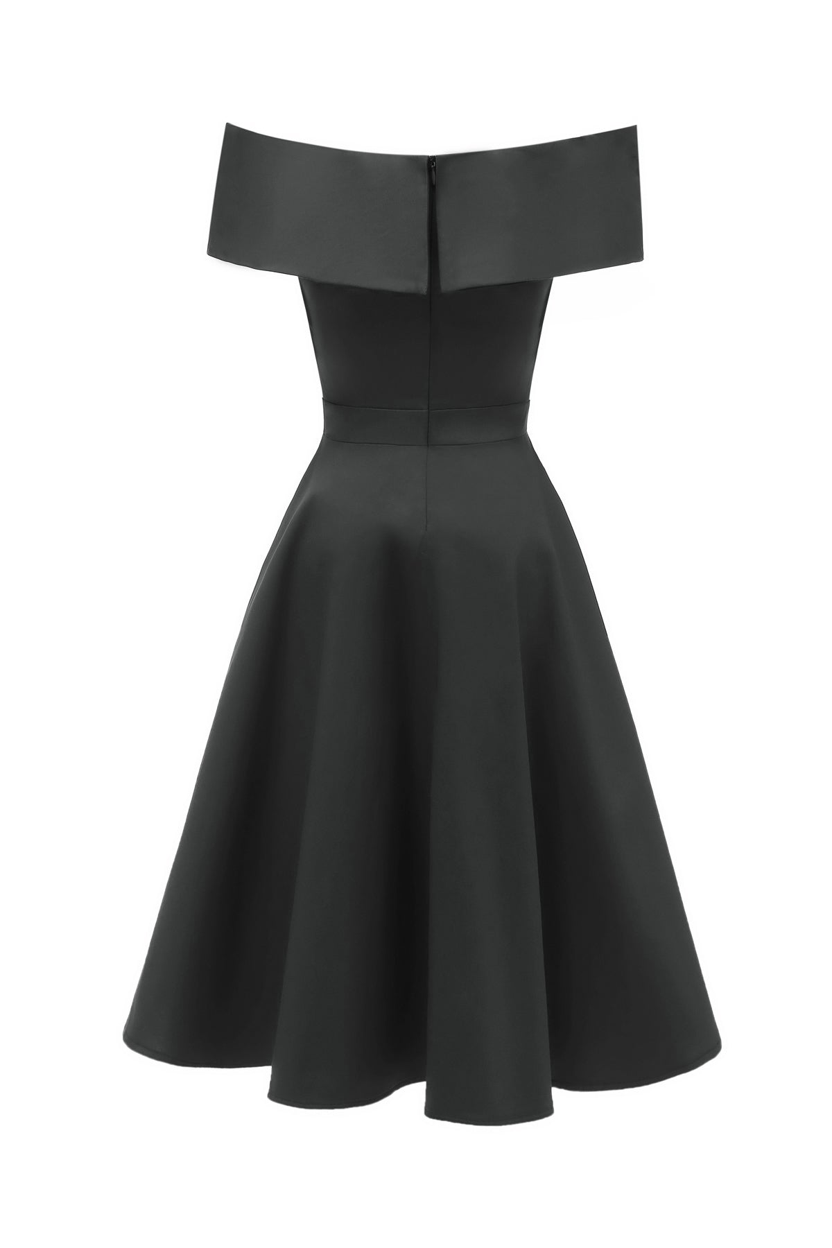 Off the Shoulder A-line Cotton Vintage Dresses