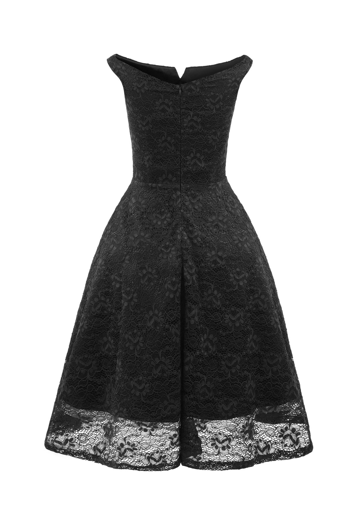 Off the Shoulder A-line Zipper Vintage Dresses