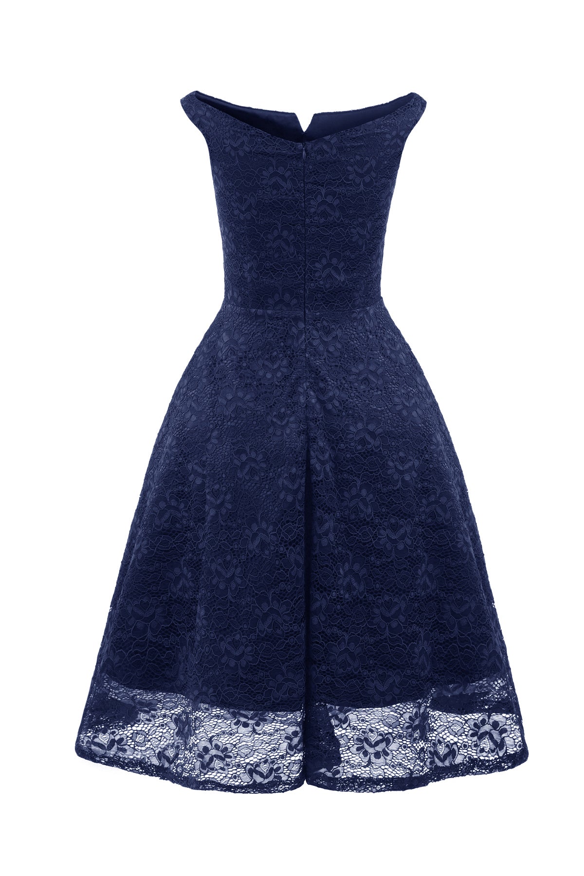 Off the Shoulder A-line Zipper Vintage Dresses