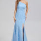 One Shoulder Mermaid Prom Dresses with Trailing
