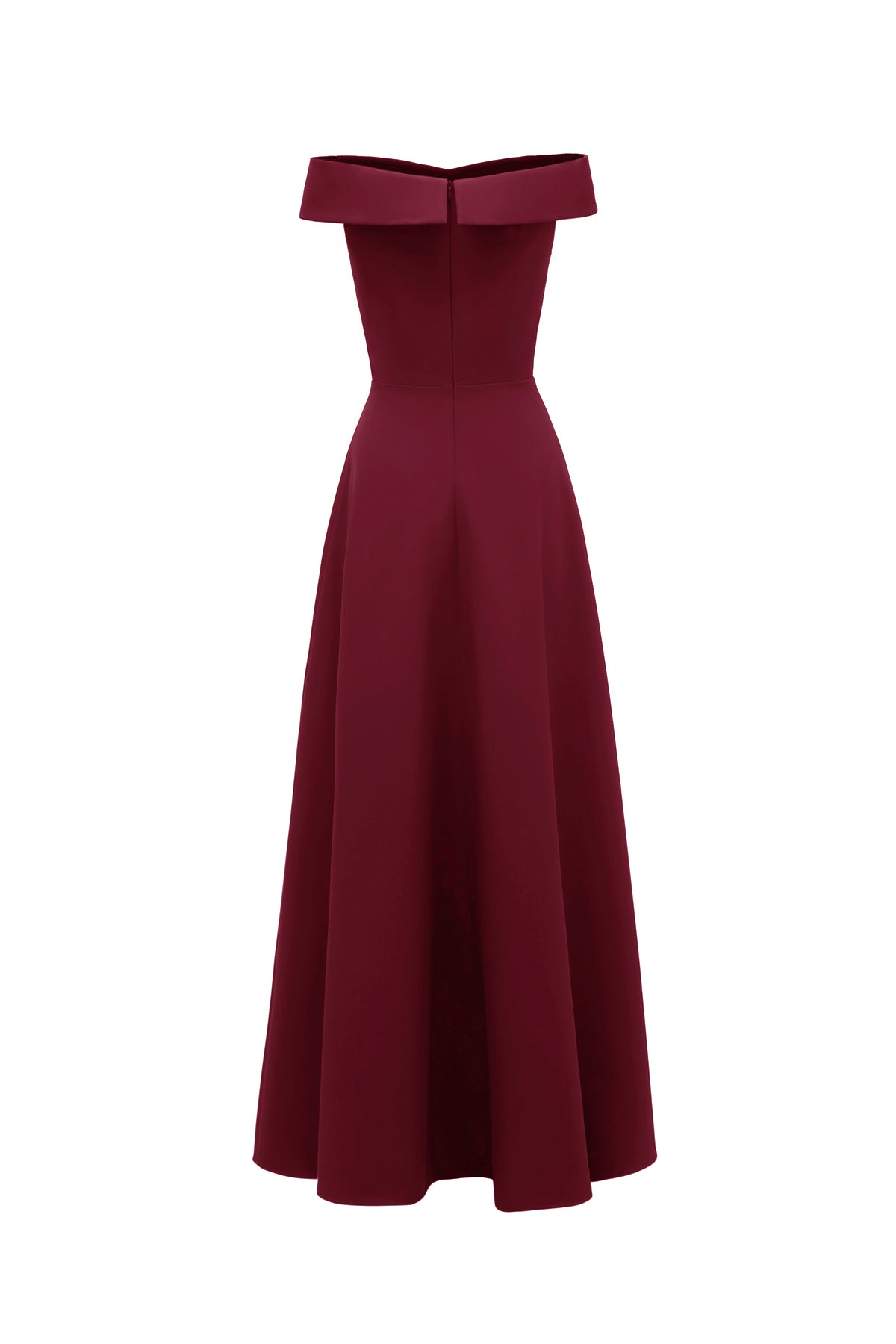 Satin A-line Off the Shoulder Vintage Dresses