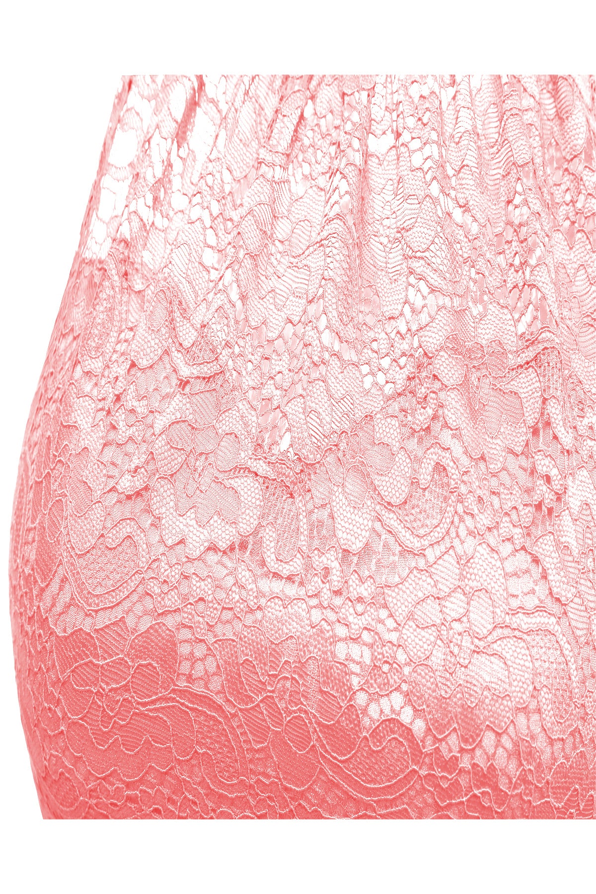 Short Spaghetti Straps Lace Prom Dresses