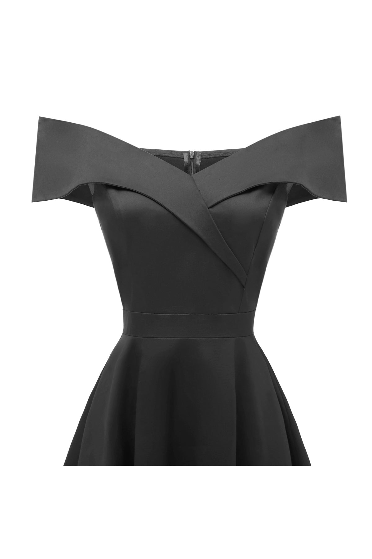 Sleeveless Cotton Off the Shoulder Homecoming Dresses