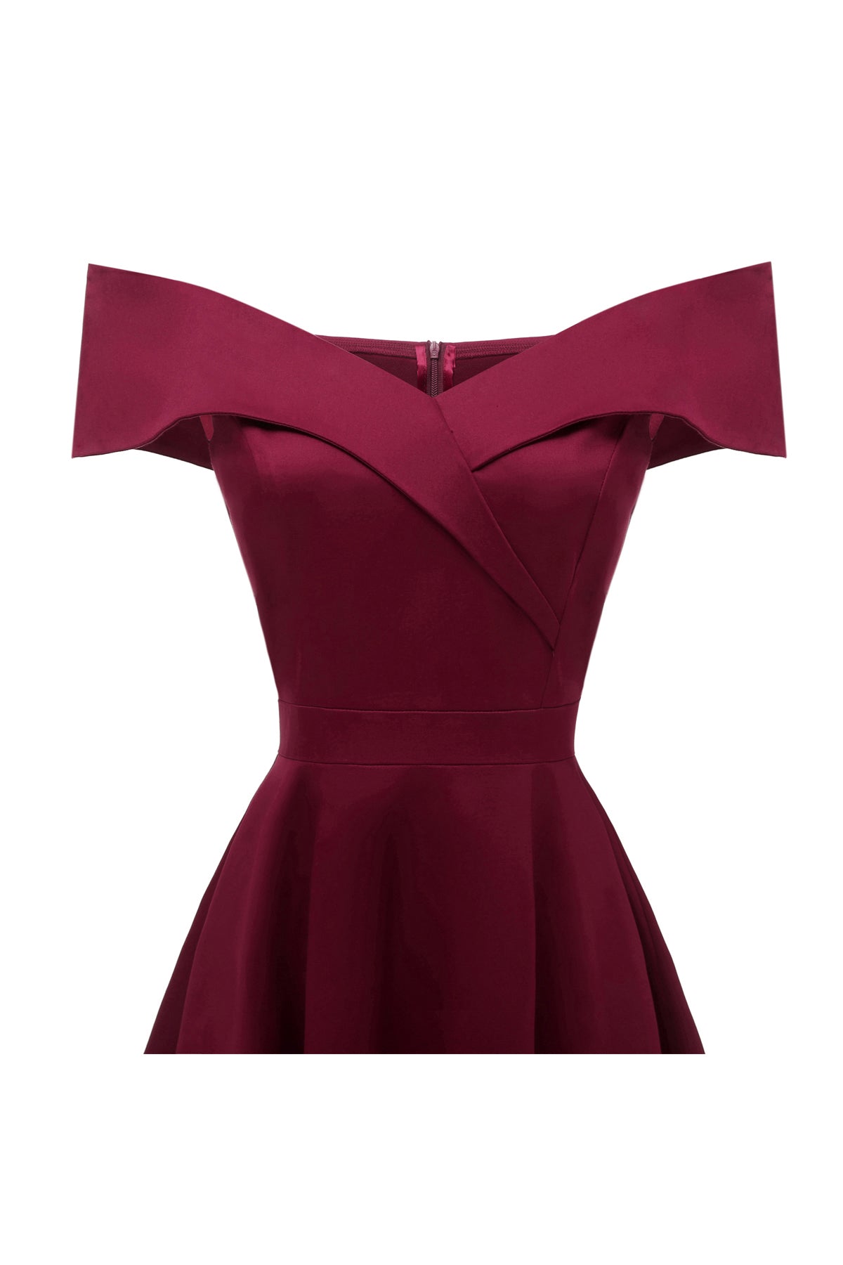 Sleeveless Cotton Off the Shoulder Homecoming Dresses