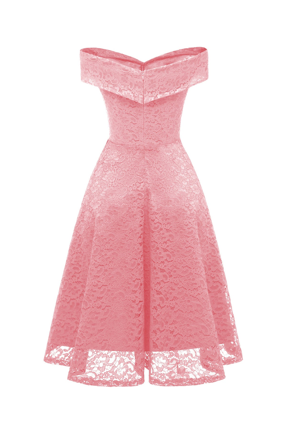 Sleeveless Off the Shoulder Lace Vintage Dresses