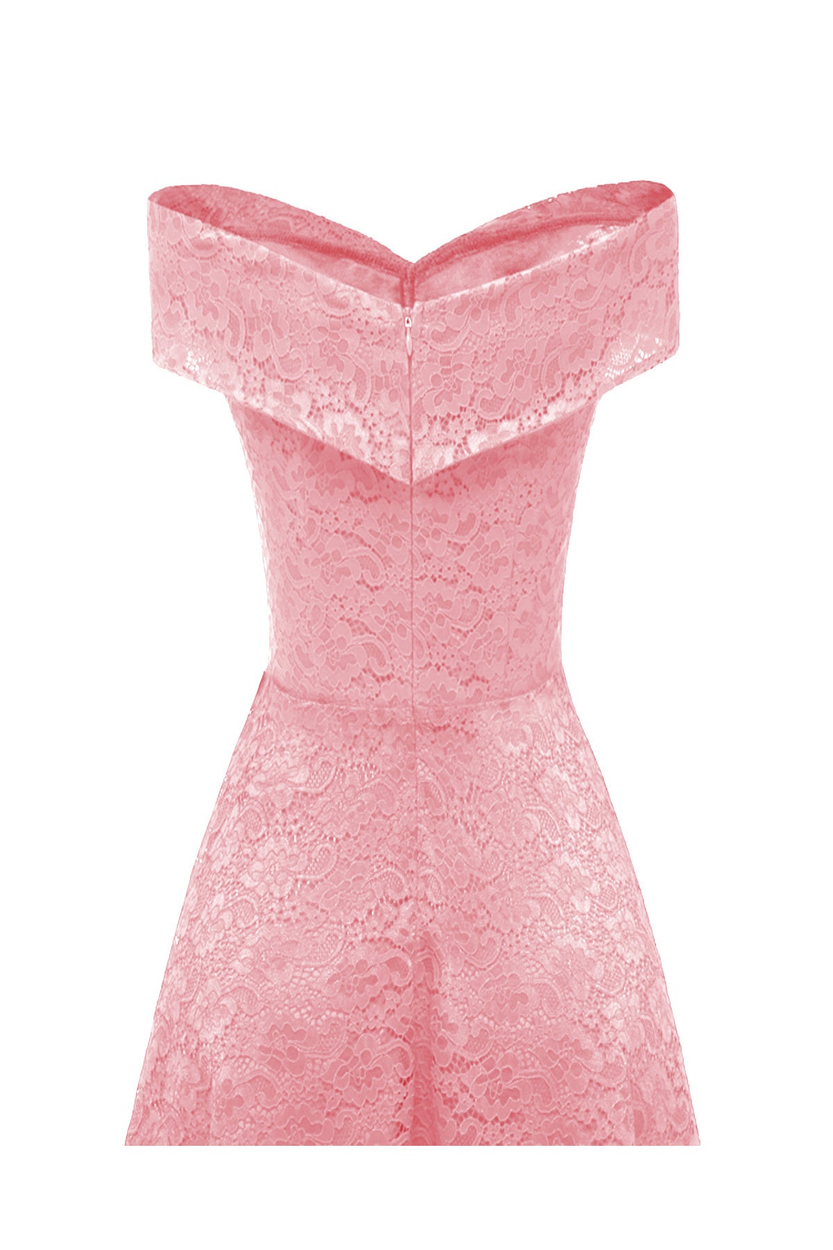 Sleeveless Off the Shoulder Lace Vintage Dresses