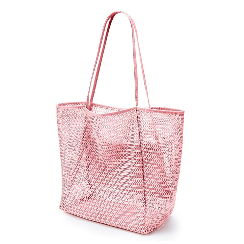 🔥Women's Swimming Beach Bag Portable One Shoulder Storage Bag Crossbody Bag Versatile Mesh Bag