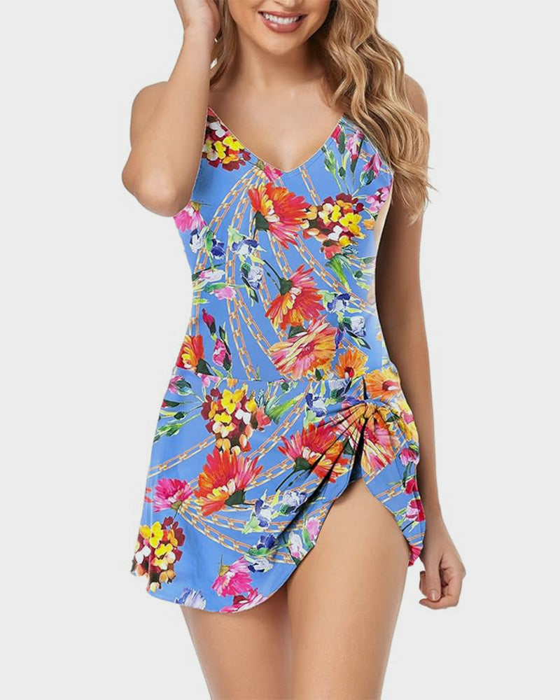 Savaviaswim - Women's Tummy Control Slim Fit One Piece Swimsuit