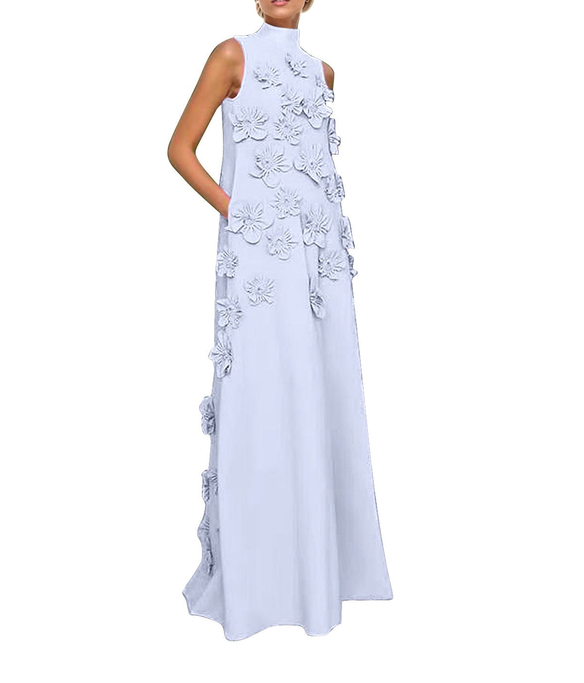 Hank Flower Embellished Maxi Dress