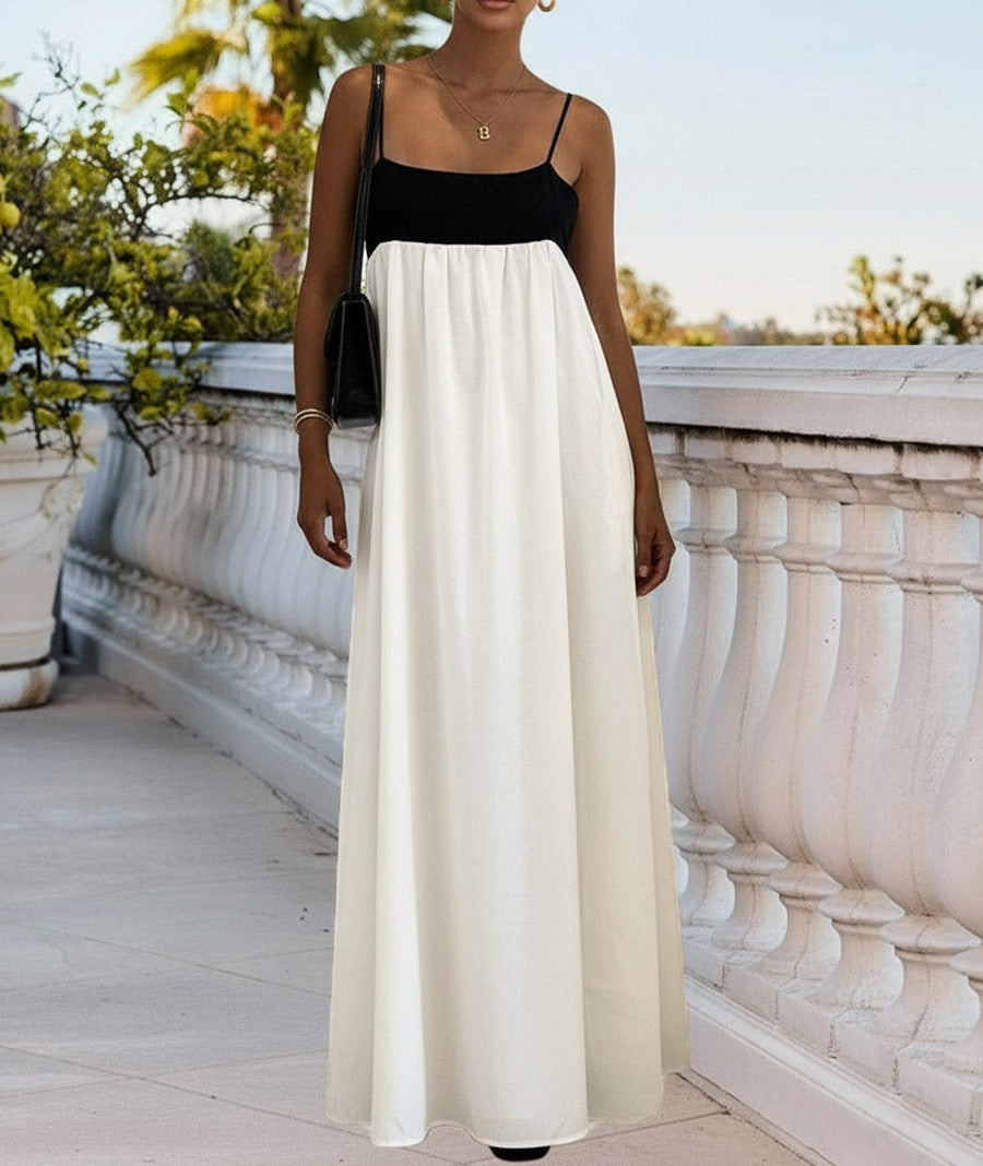 Mermaid Spaghetti Strap Sleeveless Empire Waist Floor-Length Prom Dresses