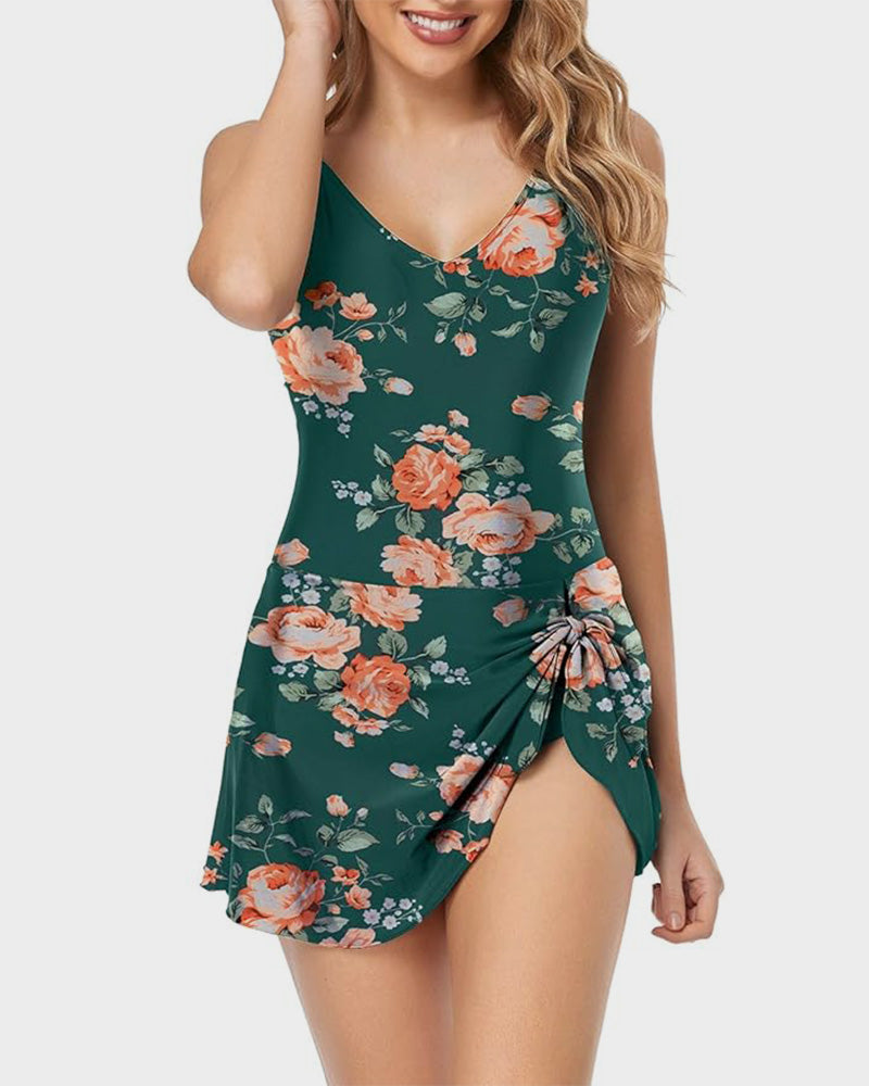 Savaviaswim - Women's Tummy Control Slim Fit One Piece Swimsuit