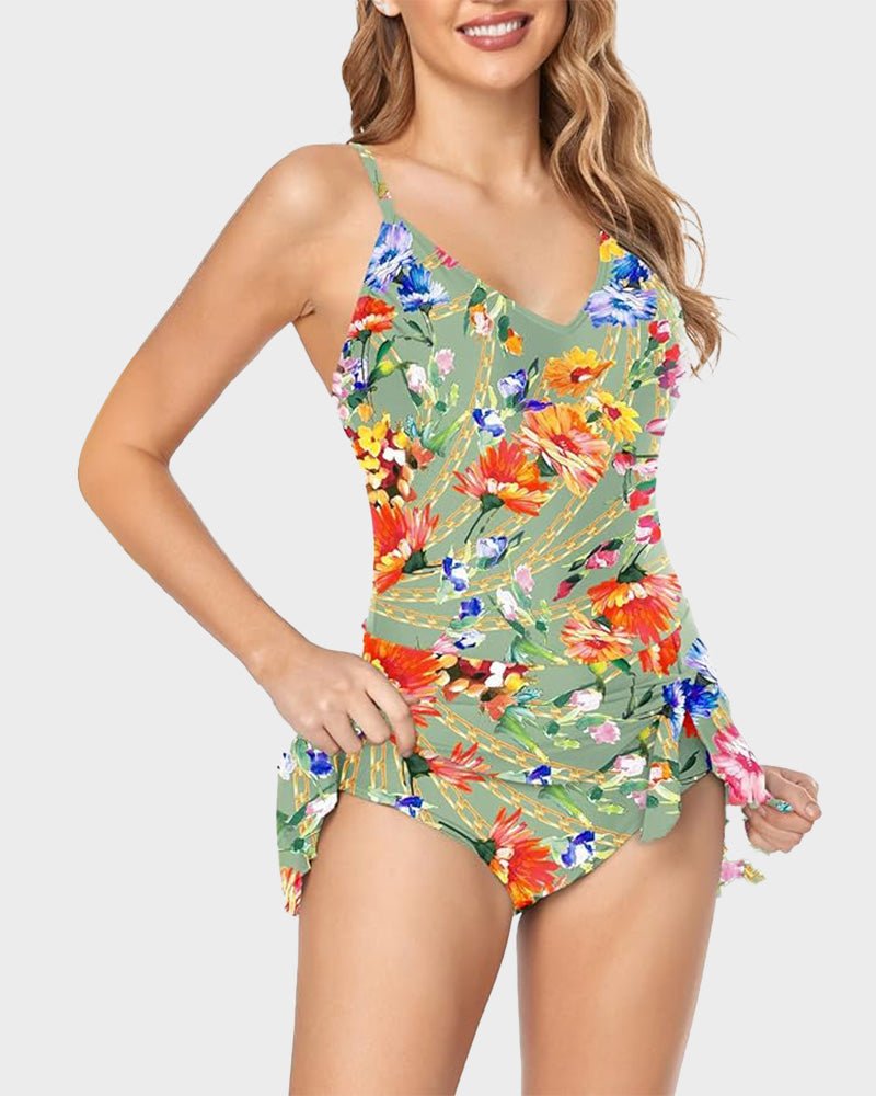 Savaviaswim - Women's Tummy Control Slim Fit One Piece Swimsuit