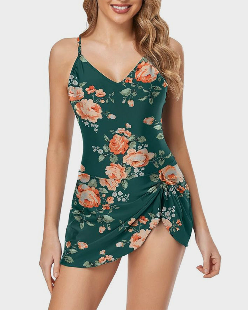 Savaviaswim - Women's Tummy Control Slim Fit One Piece Swimsuit