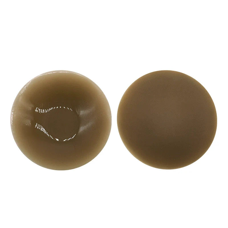 Nipple Cover - Sticky Adhesive Silicone Nipple Pasties - Reusable Pasty Nipple Covers for Women with Travel Box