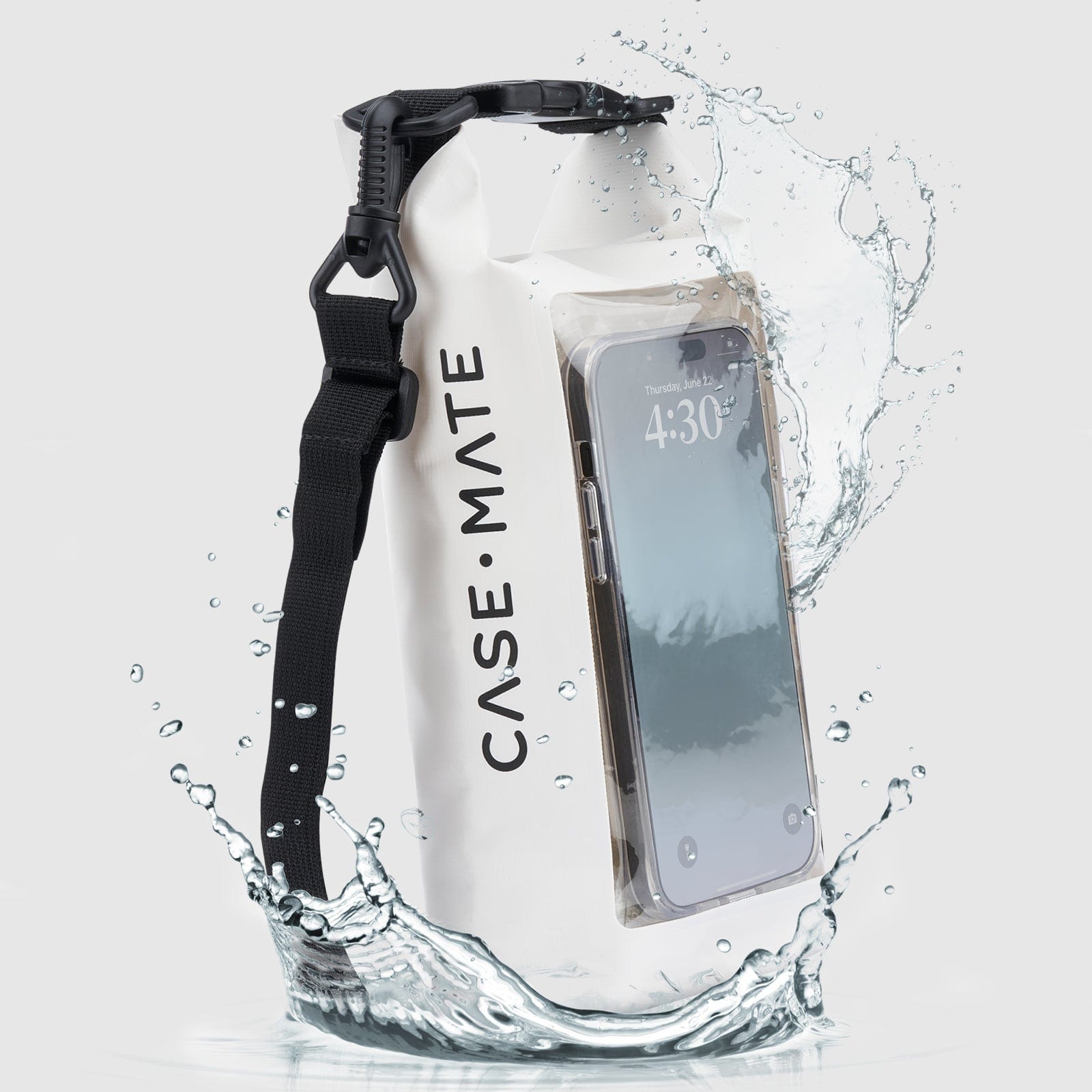 IP68 Waterproof Dry Bag 2L - Roll Top Backpack w/Phone Case/Pouch Boating & Kayak Accessories Essentials for Camping Swimming Beach Fishing Rafting Travel Soap Bubble