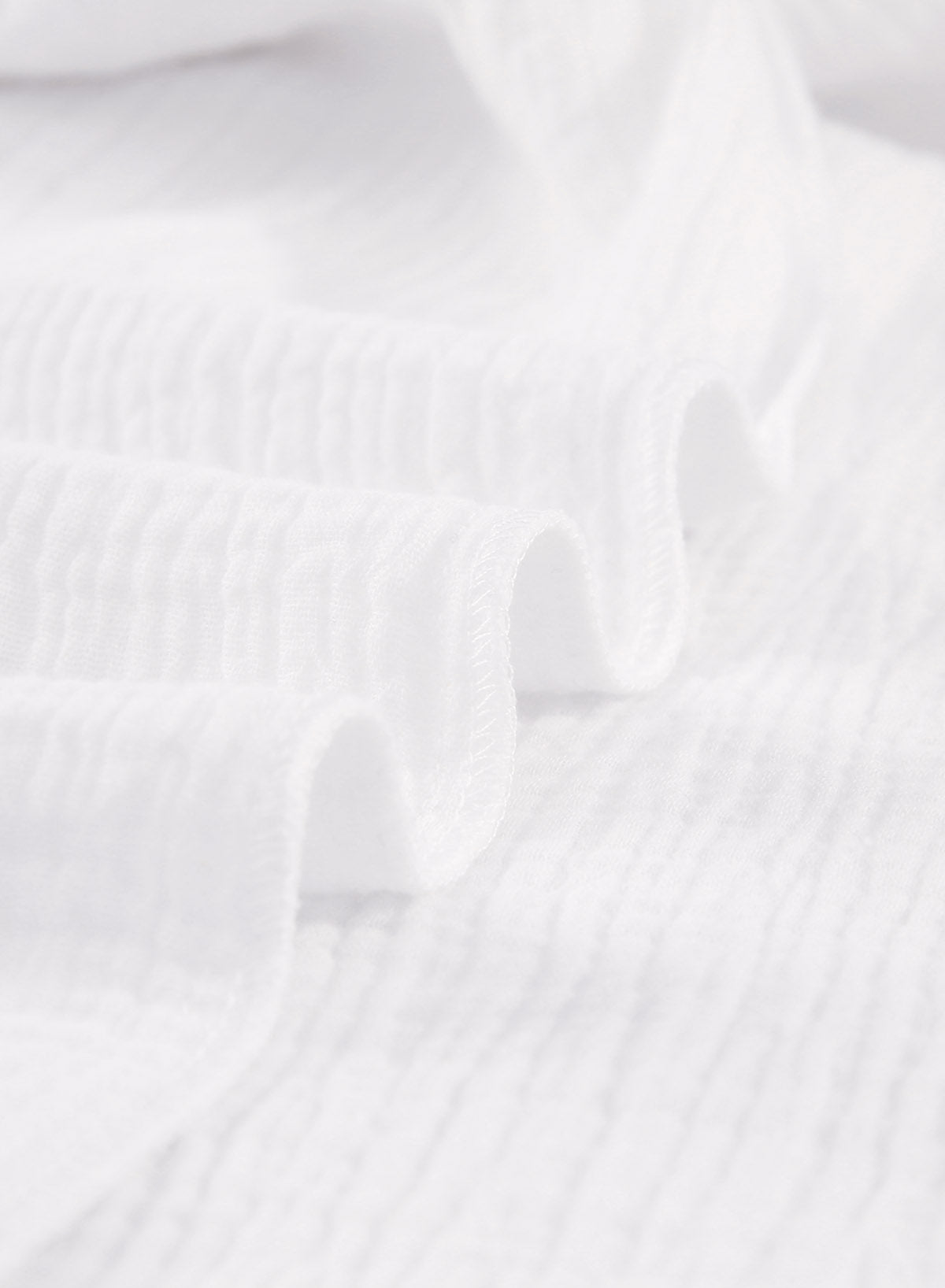 Savaviaswim - White Solid Color Long Sun-proof Cardigan Cover Up