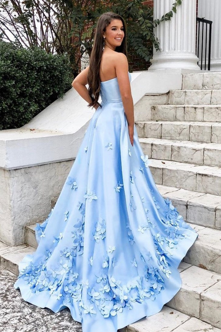 Light blue prom dresses uk best sale