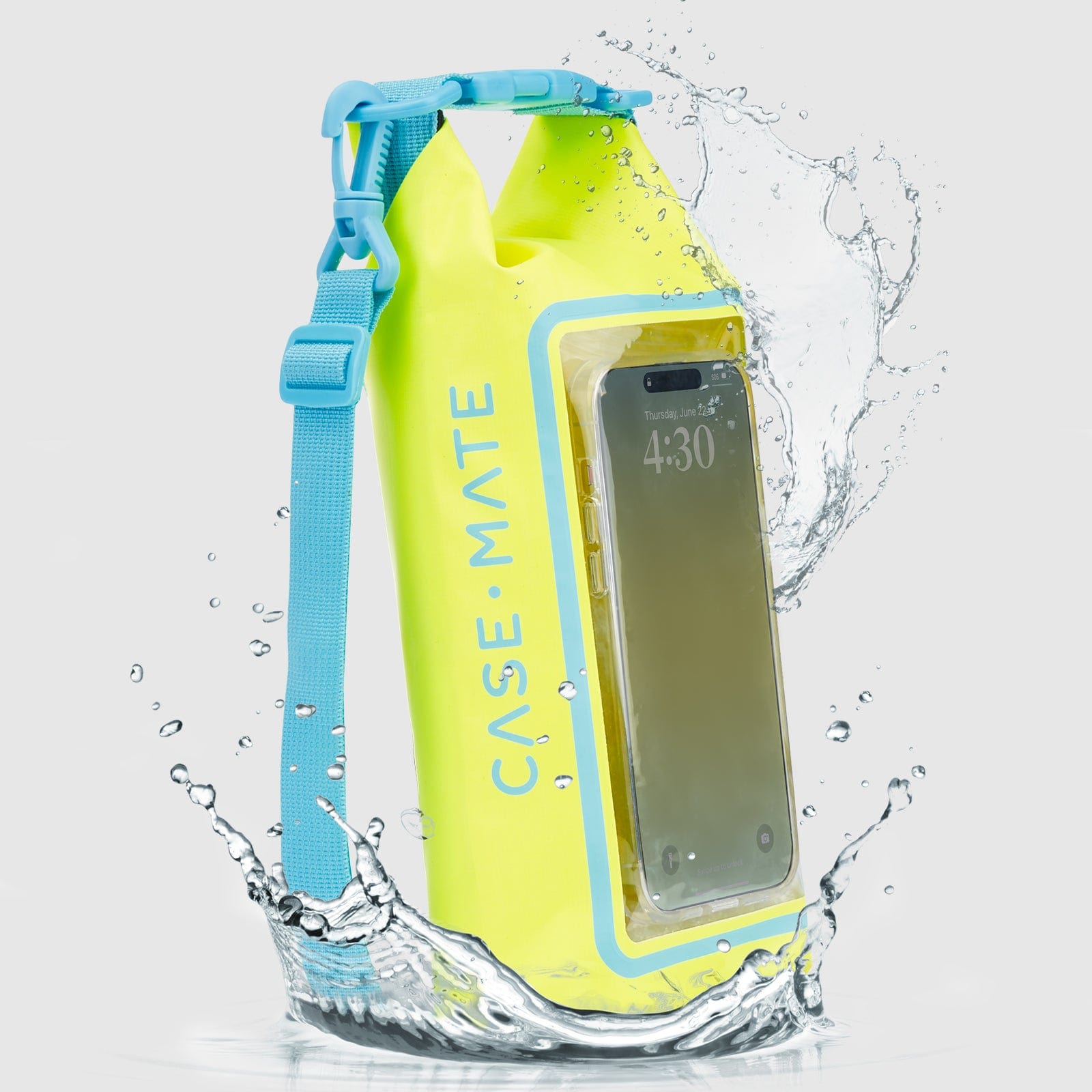 IP68 Waterproof Dry Bag 2L - Roll Top Backpack w/Phone Case/Pouch Boating & Kayak Accessories Essentials for Camping Swimming Beach Fishing Rafting Travel Soap Bubble