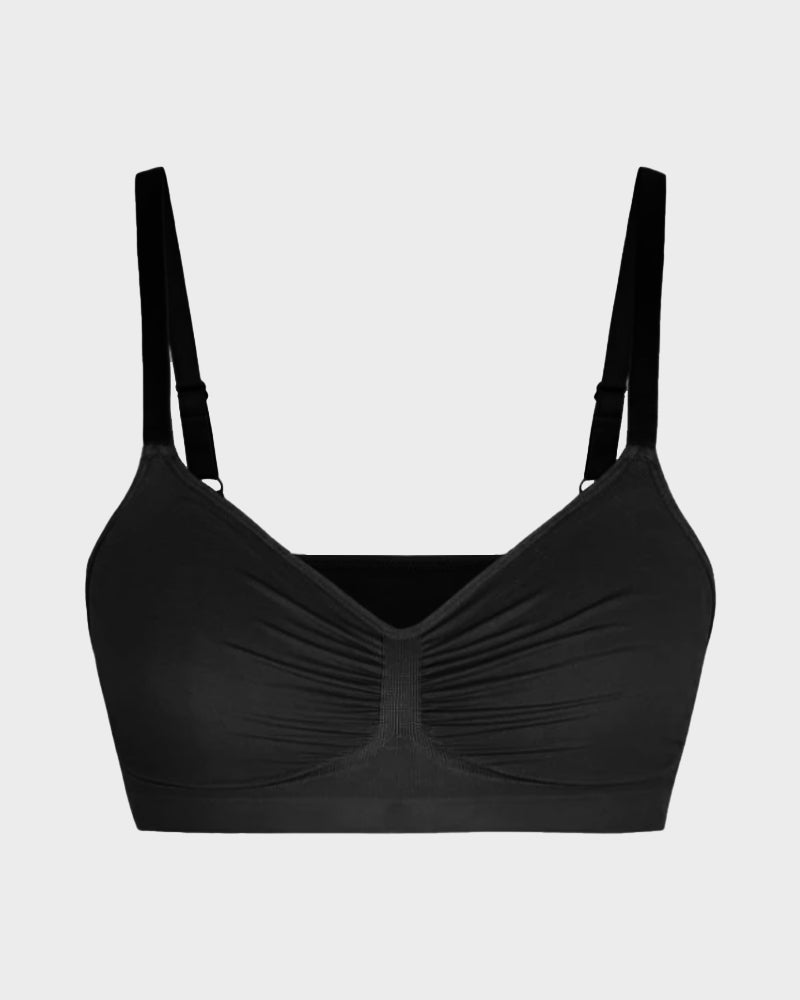 Savaviaswim Women's Full Coverage Non-Padded Wireless Sculpt Bra