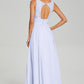 A-line Sleeveless Chiffon Prom Dresses
