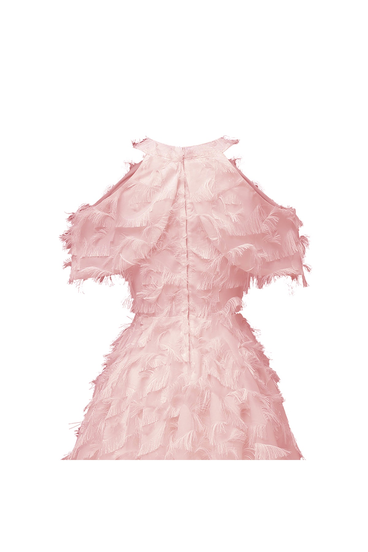 A-line Tassel Halter Vintage Dresses